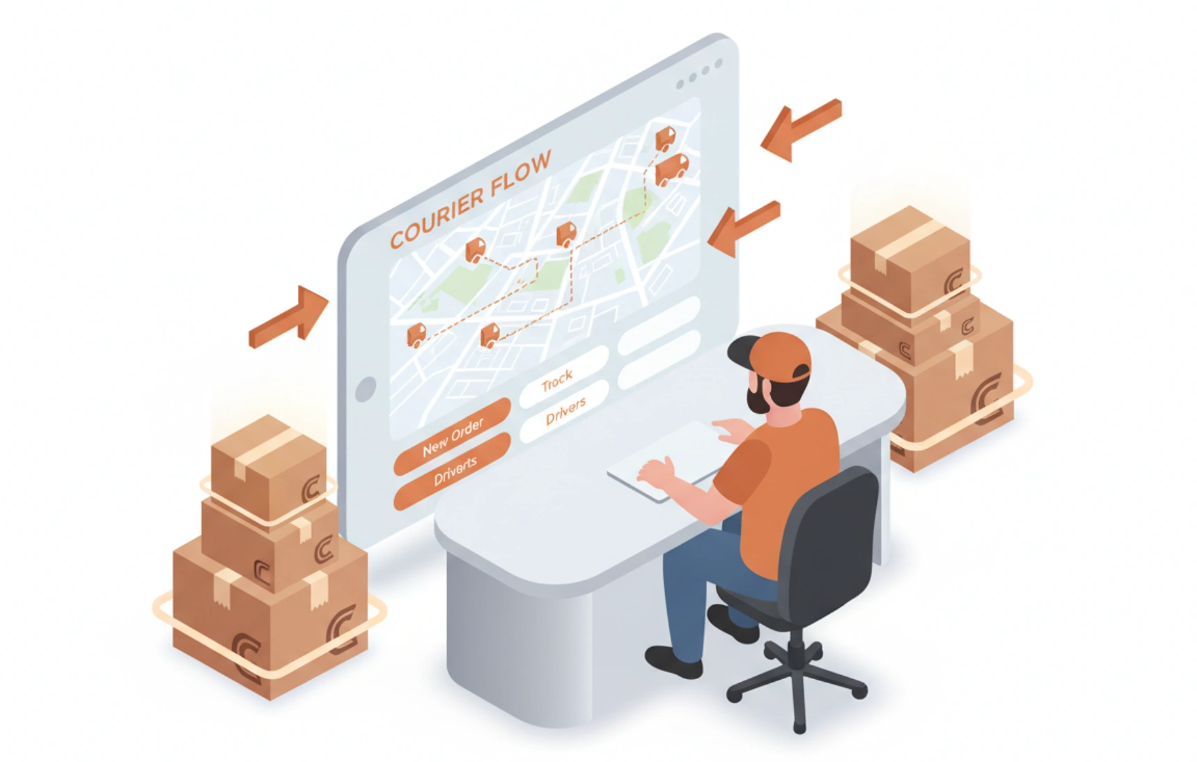 Customizable Courier Delivery Software